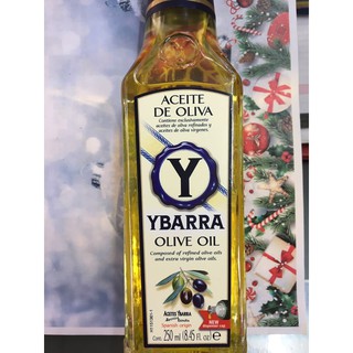 Ybarra pure olive oil น้ำมันมะกอก 250ml.