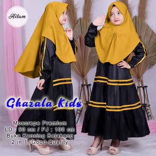 Ghazala Syari Kids-Gamis S-Gamis เสื้อผ้าเด็กล่าสุด - Gamis