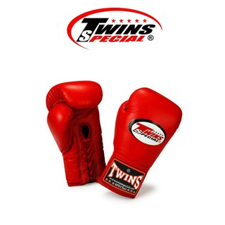 นวมต่อยมวย นวมเชือก ทวินส์ รุ่น BGLL-1 Twins Special Boxing Gloves Lace Closure BGLL-1