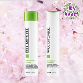 Paul Mitchell Super Skinny Shampoo/Conditioner 300 ml แชมพู และครีมนวดผม ทำให้ผมเรียบตรง