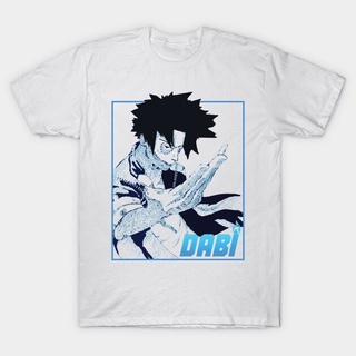 เสื้อยืดผ้าฝ้ายพิมพ์ลาย2022Men Short tshirt Villain Dabi Boku No Hero Academia T Shirt