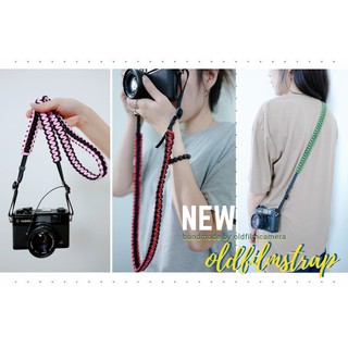 พร้อมส่ง Oldfilmstrap v.2⁣ สายคล้องกล้องเชือกถัก Paracord Handmade⁣