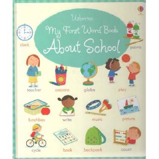 DKTODAY หนังสือ USBORNE MY FIRST WORD BOOK ABOUT SCHOOL