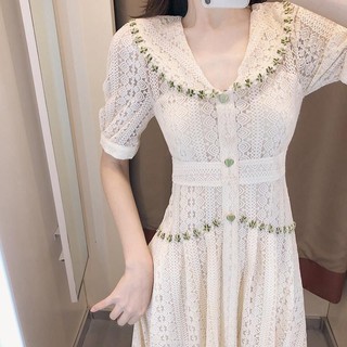 Retro, dress, summer dress, Korean dress