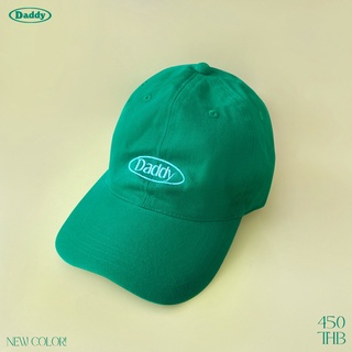 DADDY | Daddy Cap Green หมวกแก๊ป ปักลาย Daddy สีเขียว สุดเท่