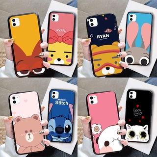 เคสโทรศัพท์มือถือ Huawei P9 P10 P9Lite P9Plus P10Lite P10Plus การ์ตูนซิลิโคนนุ่มด้านสีหัวโต