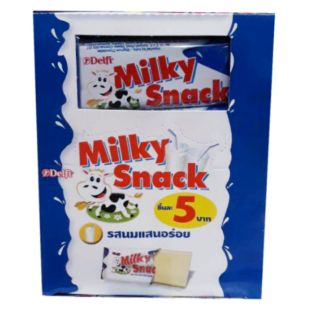 Milky Snack มิล์คกี้ ช็อกโกแลต รสนม              ฃนาด 13 กรัม × 12 ชิ้น