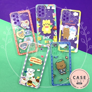 เคส Samsung A13 A23 A33(5G) A53(5G) A73(5G)เคสนิ่มใสกันกล้อง มุมตัด เคสมือถือซิลิโคน TPU ลายน่ารัก