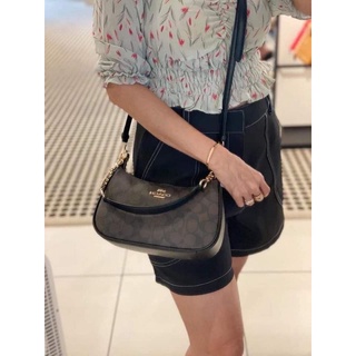 แท้100%🚩(ผ่อน0%10เดือน)พร้อมส่งCOACH Teri Shoulder Bag