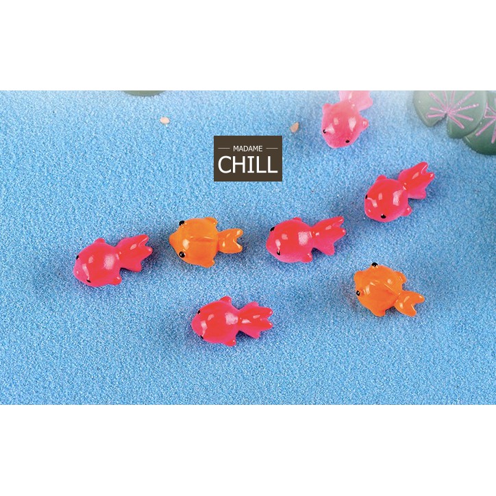 [MC116] ตุ๊กตุ่นจิ๋ว ปลาทอง แปร้ด แปร้ด 🐟 (1 ตัว ราคา 7 บาท)