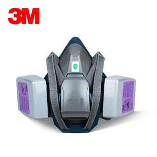 3M 6502QL Quick-plug half face respirator +3M 7093 P100 filter