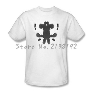 เสื้อยืดผ้าฝ้าย พิมพ์ลายภาพยนตร์ Rorschach Face Licensed ไซซ์ S-3XL สําหรับผู้ชาย