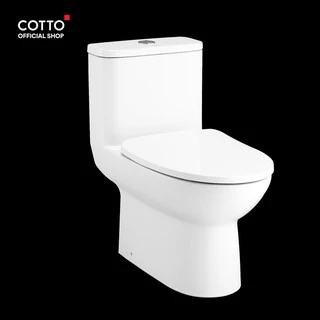 COTTO สุขภัณฑ์แบบชิ้นเดียว รุ่น C105507 Mood 3/4.5L พร้อมสาร UltraClean+