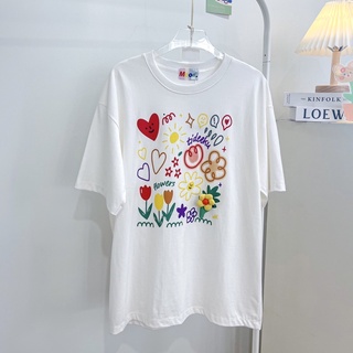 【ใหม่】มัดรวมเสื้อยืด oversize ป้าย nothing house ลายน่ารักๆ