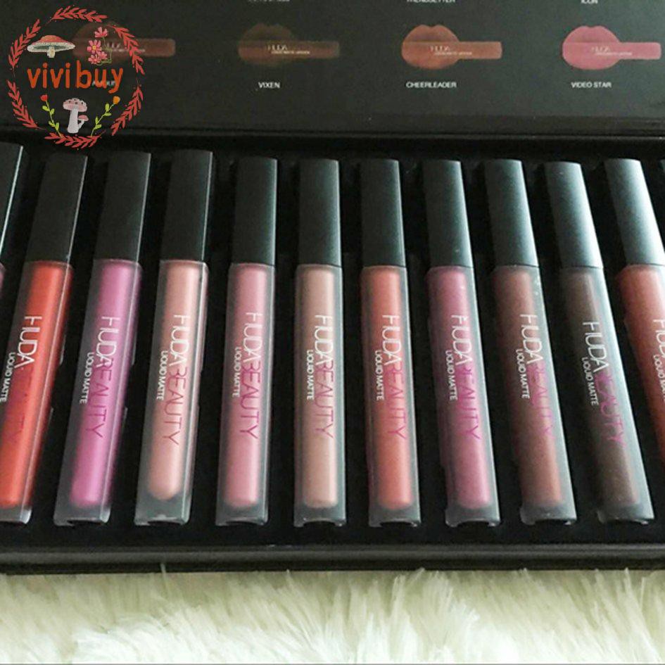 Cod Huda ลิปสติกลิปกลอสเพิ่มความชุ่มชื้นติดทนนาน 12 ชิ้น - vivibuy.th ...