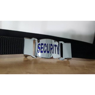 สายพร้อมหัวเข็มขัด security เครื่องแบบ รปภ.