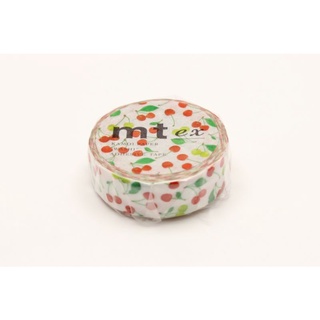 mt masking tape cherries (MTEX1P113) / เทปตกแต่งวาชิ ลาย cherries แบรนด์ mt masking tape ประเทศญี่ปุ่น