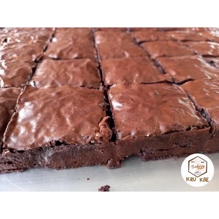 บราวนี่ หน้าฟิล์ม 9 บาท ดาร์กช็อคโกแลต เนยสด (มีขายส่งขั้นต่ำ 10 ชิ้น) dark chocolate