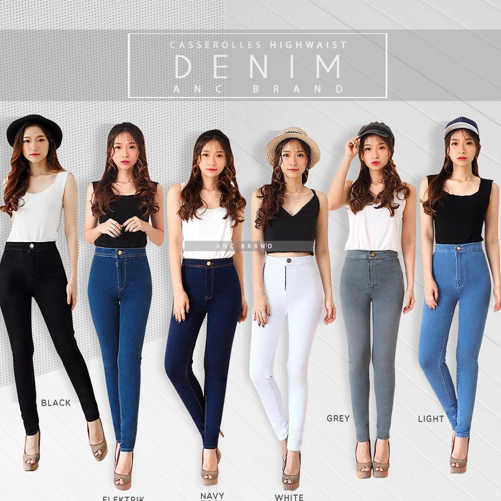 กางเกงสกินนี่เอวสูงจัมโบ้ - กางเกง HW JUMBO Briefs (มีขนาด 31 - 34)