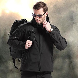 เสื้อแจ็คเก็ตแทคเกียร์  สีดำ (TAD Gear Tactical Softshell Camouflage Outdoors Jacket Set Men Army: Black)