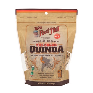 Bob’s Red Mill Organic Whole Grain Tri-Color Quinoa 369g คีนัวสามสีออแกร์นิค เต็มเมล็ด