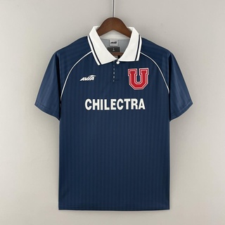 เสื้อกีฬาแขนสั้น ลายทีมชาติฟุตบอล Universidad de Chile 1994 ชุดเหย้า สไตล์วินเทจ