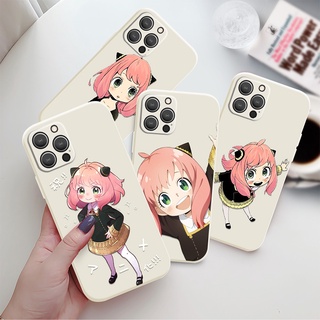 เคสโทรศัพท์มือถือ แบบนิ่ม ลายการ์ตูนอนิเมะ Spy×Family สําหรับ iPhone 13 Pro Max 11 12 lPhone 7 8 Plus SE 2020