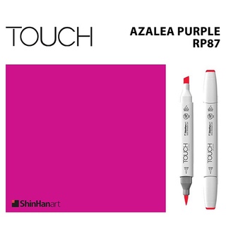 TOUCH TWIN BRUSH MARKER RP87 (AZALEA PURPLE) / มาร์คเกอร์หัวพู่กัน-หัวตัดขนาดกลาง รหัส RP87 (AZALEA PURPLE)