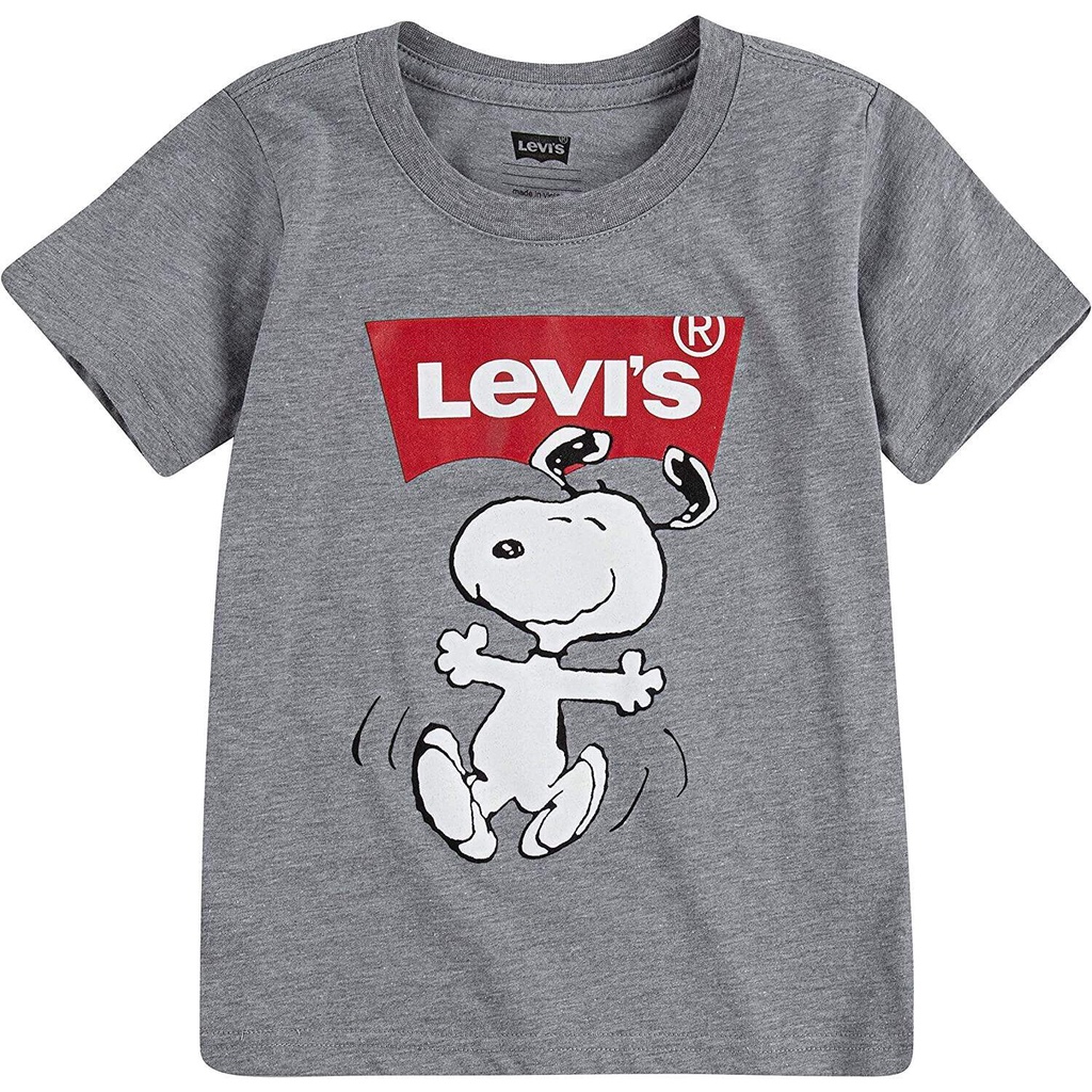 ◊✲GAga ลีวายส์เสื้อยืดยอดนิยม Levi_s Boys_ Character Batwing T-Shirt เสื้อแขนสั้น เสื่อคู่รัก