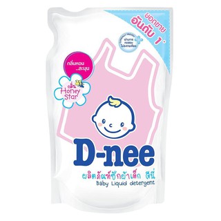 น้ำยาซักผ้าเด็กชนิดเติม D-NEE 600 มล. สีชมพู  BABY LIQUID DETERGENT REFILL D-NEE 600ML PINK