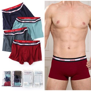 ล้างสต้อก (แพ็ก 4 ตัว Boxer Briefs) U.S. POLO ยูเอส โปโล กางเกงชั้นในผู้ชาย บ๊อกเซอร์ผู้ชาย BXPolo