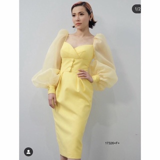 เดรสแขนแก้วสีพื้น MM17326 Plain glass sleeves dressPlain glass sleeves dressPlain glass sleeves dressPlain glass sleeves