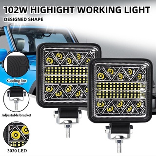 LED สปอตไลท์รถยนต์เหมาะสำหรับรถบรรทุกแคมป์ปิ้ง SUV ไฟ LED หมอกเรือสวนสปอตไลท์อเนกประสงค์ DC12V ~ DC24V