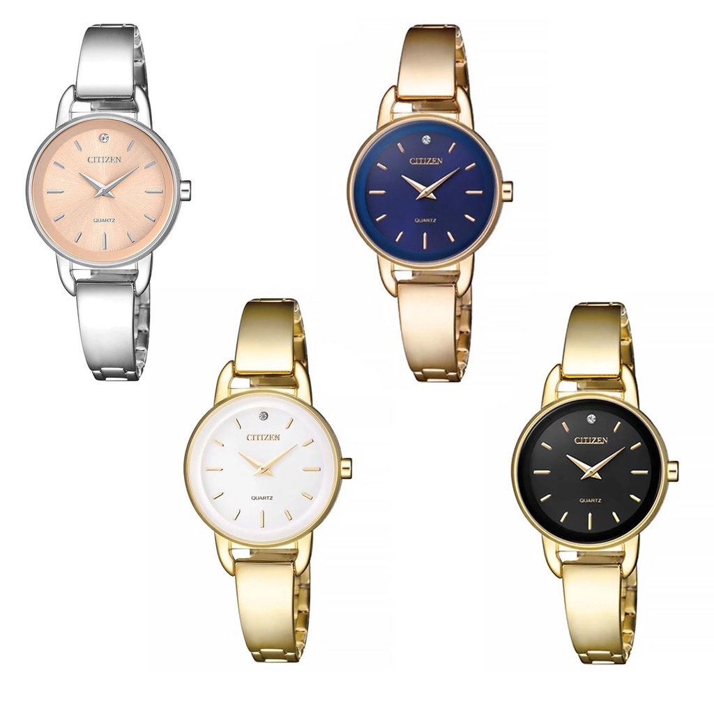 CITIZEN นาฬิกาข้อมือผู้หญิง สายสแตนเลส รุ่น EZ6370-56X,EZ6372-51A,EZ6372-51E,EZ6373-58L