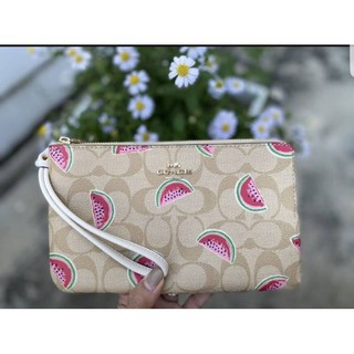 เทขาดทุนCoach 2 ซิป L แตงโม