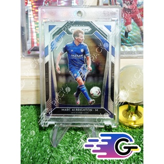 การ์ดนักฟุตบอล 2020-21 Panini Prizm Premier League marc albrighton Leicester City Base Card #125