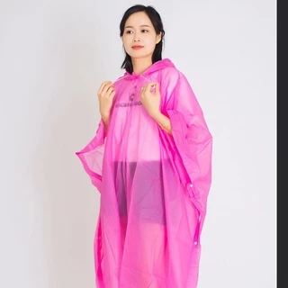 EVA เสื้อกันฝนแฟชั่น สไตล์เกาหลี Rain coats เสื้อกันฝนหญิง-ชาย เพิ่มความหนา ใช้งานได้หลายครั้ง