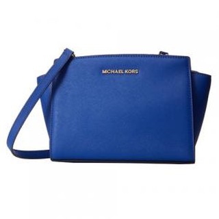 ราคาพิเศษ!!Michael Kors selma medium messenger สี electric blue