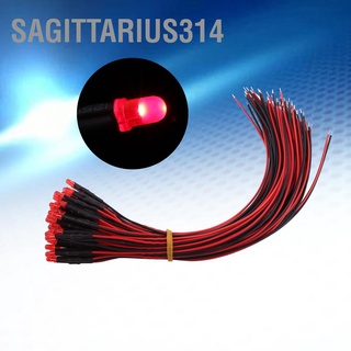 Sagittarius314 ไดโอดไฟ Led Dc12V 3 5 10 มม. หลายสี 50 ชิ้น