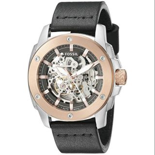 [ORIGINAL] Fossil ME3082 Modern Machine Automatic Black Leather Mens Watch