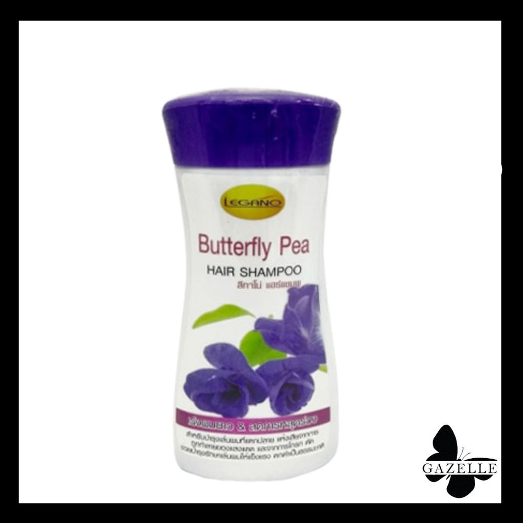 LEGANO BUTTERFLY PEA//BERGAMOT HAIR SHAMPOO [220ML.]มีให้เลือกสองสูตร ลีกาโน่ แฮร์แชมพู เร่งผมยาว&ลด