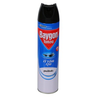 สเปรย์กำจัดยุง BAYGON ไร้กลิ่น 600 มล. สเปรย์กำจัดยุง BAYGON ไร้กลิ่น ปกป้องคุณจากยุงที่เป็นพาหะของโรคไข้เลือดออกได้อย่า