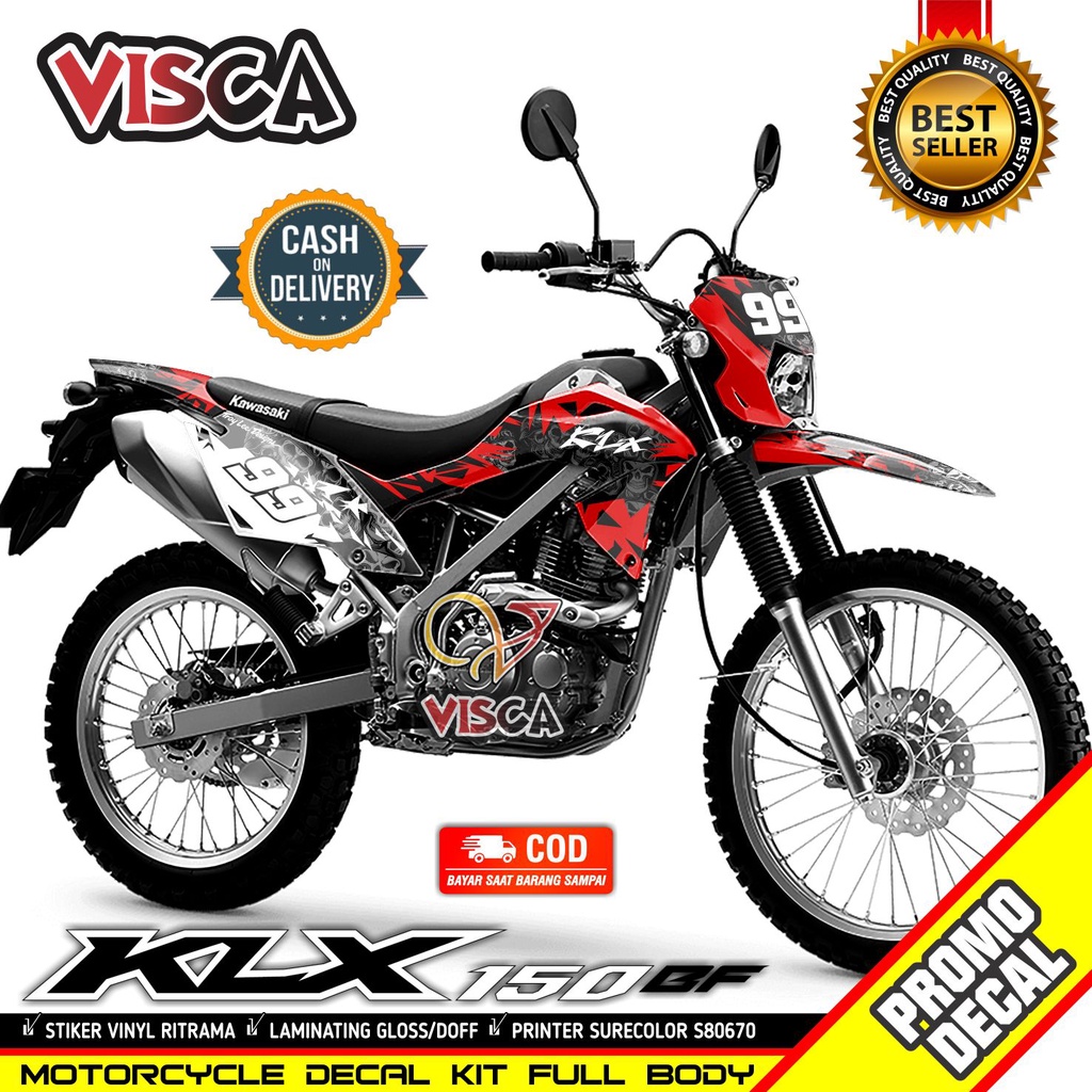 Decal Klx Bf Full Body Cool สติกเกอร์ Klx 150 Bf Cool Decal Klx 150 Bf Full Body ใหม่ล่าสุด Dekal Kl