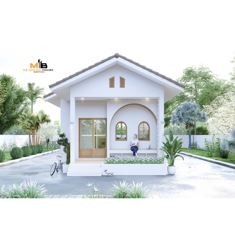 T07 แบบบ้านสำเร็จรูป งบน้อย 21ตรม. มินิมอลมูจิ