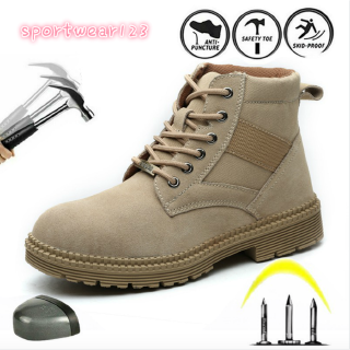 รองเท้าเซฟตี้ หุ้มข้อ หัวเหล็ก Safety Shoes🔥ลดกระหน่ำไปเลย🔥