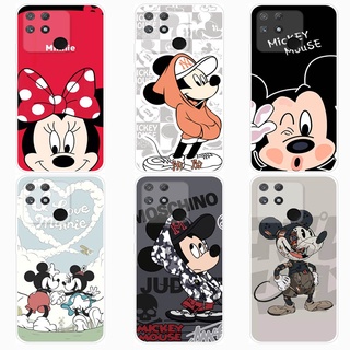 เคส เรียวมี OPPO Realme Narzo 50A 50i 50 4G 50 Pro Case การ์ตูน Mickey Minnie Soft TPU เคสซิลิโคน โทรศัพท์มือถือ เคส