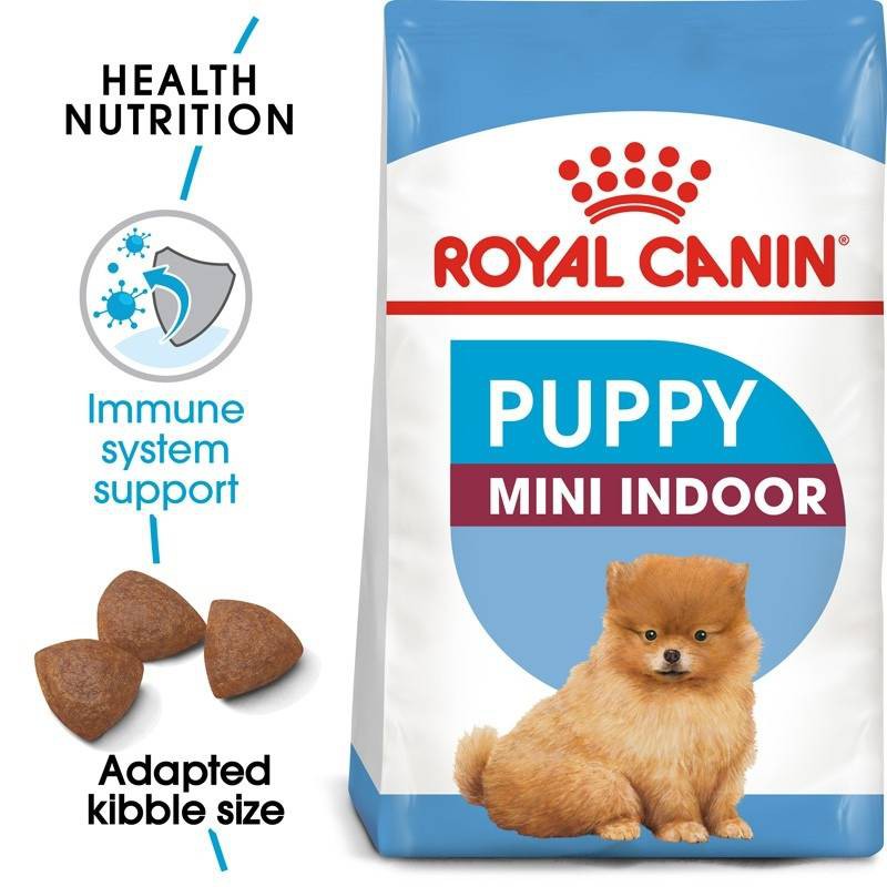 [1.5 kg] [ถุงฟ้า] Royal canin Mini Indoor อาหารสุนัข ขนาดเล็ก เลี้ยงในบ้าน 1.5 กิโลกรัม