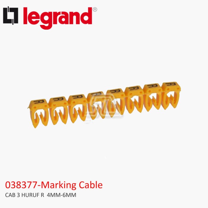 LEAGRAND CAB 3 LETTERS R 4MM-6MM