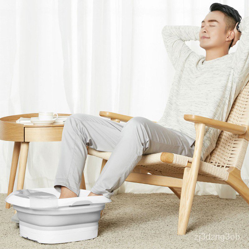 DQ. Folding Massage Foot Bath เครื่องแช่เท้า อ่างสปาเท้า พับได้ ช่วยให้ร่างกายผ่อนคลาย ลดอาการเมื่อยล้า