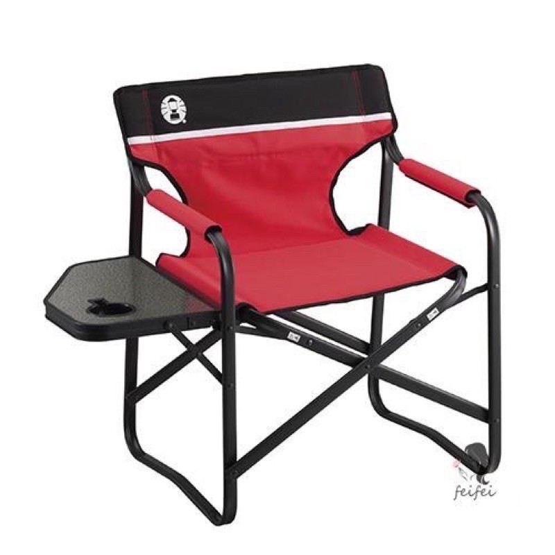 เก้าอี้ COLEMAN  DECK CHAIR RED สีเเดง